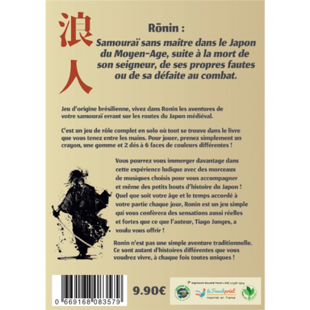 RONIN – JEU DE ROLE EN SOLO