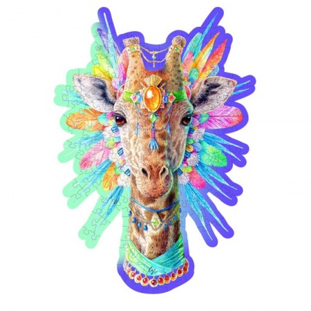 150P NATTY GIRAFFE WOODEN...