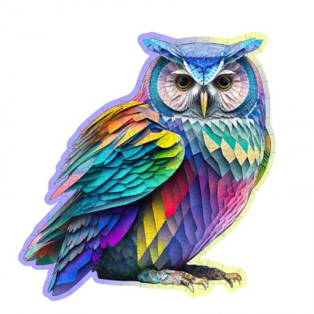 150P TRENDY OWL WOODEN...