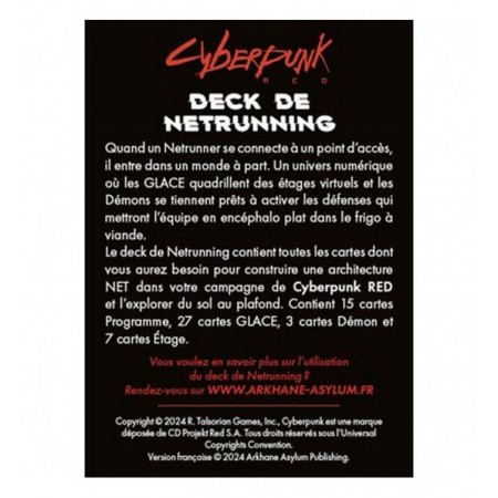 CYBERPUNK : DECK DE NETRUNNING