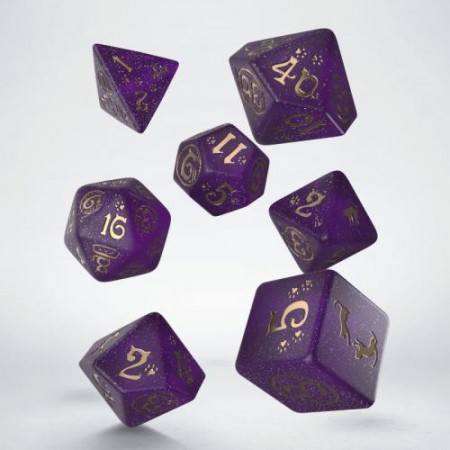 LOT DE 7 DES- CATS- VIOLET