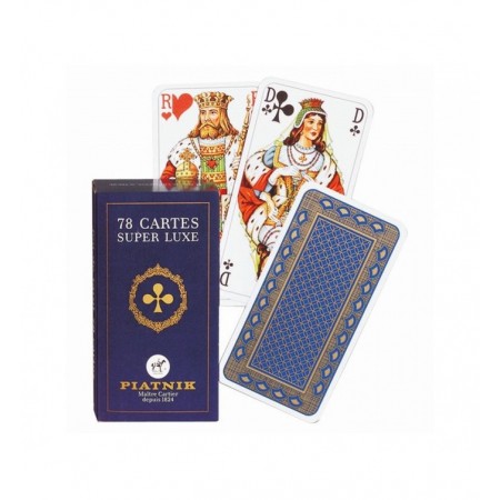 TAROT LUXE - DOS BLEU ET OR