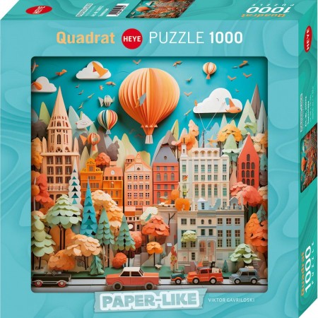 1000P PAPER LIKE TOWNSCAPE...