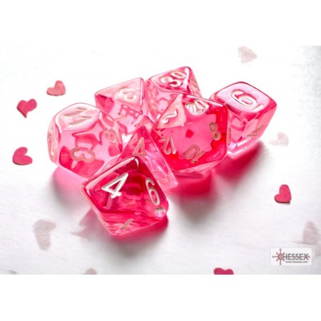TRANSLUCENT MINI PINK/WHITE...