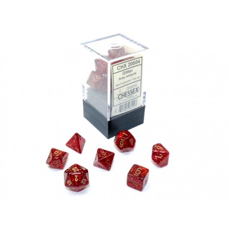 GLITTER MINI RUBY/GOLD...