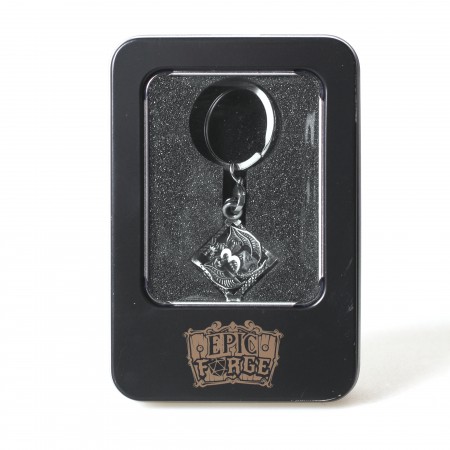PORTE CLE D6 ARGENT