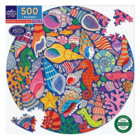500P SEAHORSES, SHELLS &...