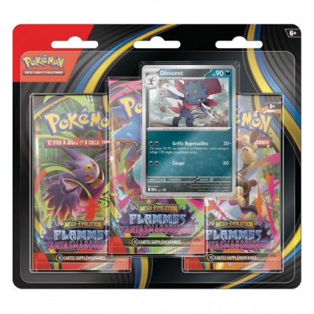 PACK 3 BOOSTERS FLAMMES...