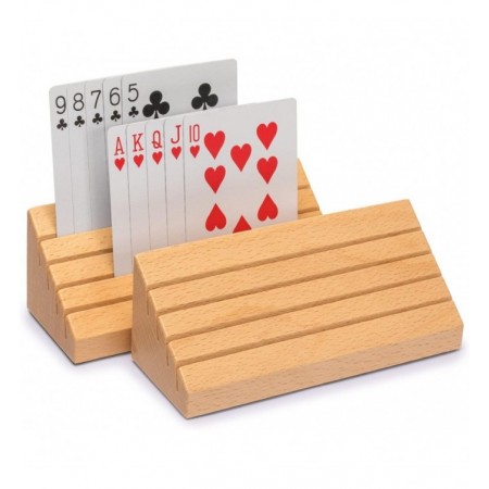 PORTE-CARTES BOIS MASSIF X2
