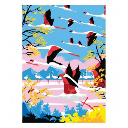 500P L'ENVOL DES FLAMANTS...