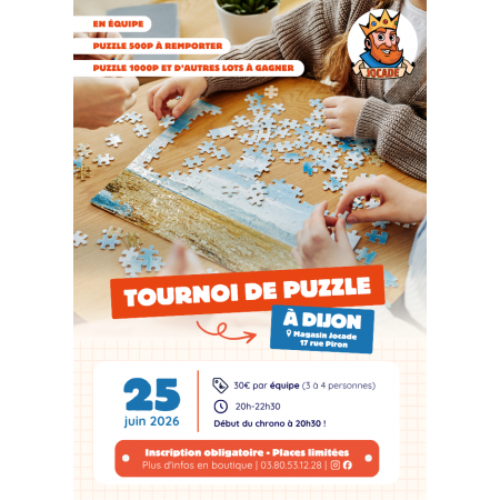 INSCRIPTION TOURNOI PUZZLE...