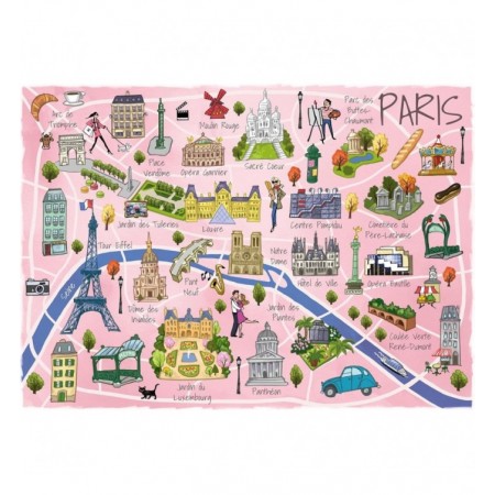 1000P PARIS TEAMPUZZLE