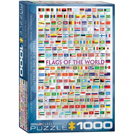 1000P DRAPEAUX DU MONDE -...