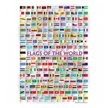 1000P DRAPEAUX DU MONDE -...