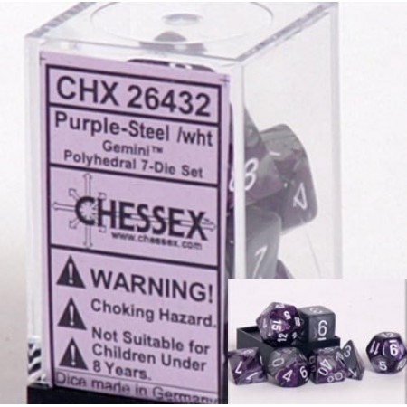 GEMINI PURPLE-STEEL/WHITE...
