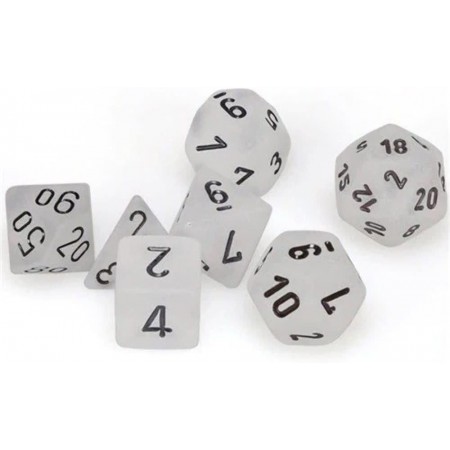 FROSTED CLEAR/BLACK 7-DIE...