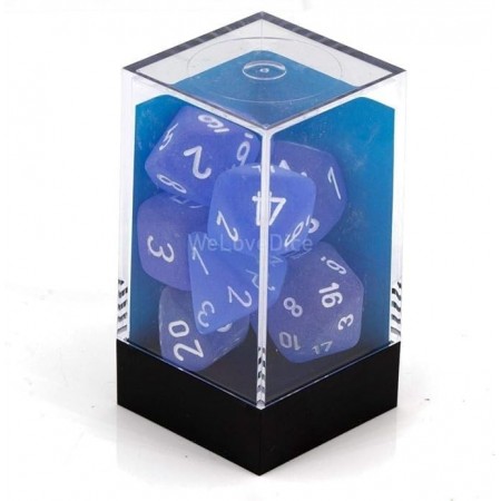 FROSTED BLUE/WHITE 7-DIE...