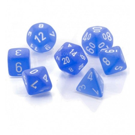 FROSTED BLUE/WHITE 7-DIE...