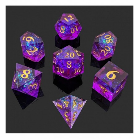 DARK PURPLE - SET DE DES EN...