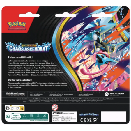 PACK 3 BOOSTERS CHAOS...