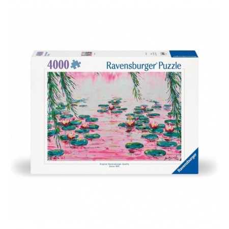 4000P LES NENUPHARS ROSES