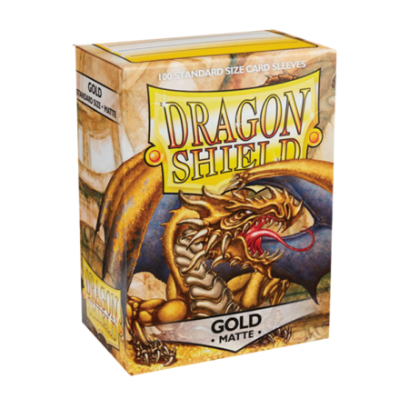 MATTE GOLD - DRAGON SHIELD...