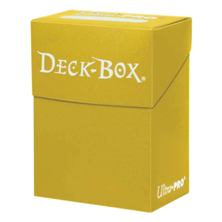 DECKBOX JAUNE 75 CARTES