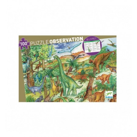 DINOSAURES 100 PCS + LIVRET...