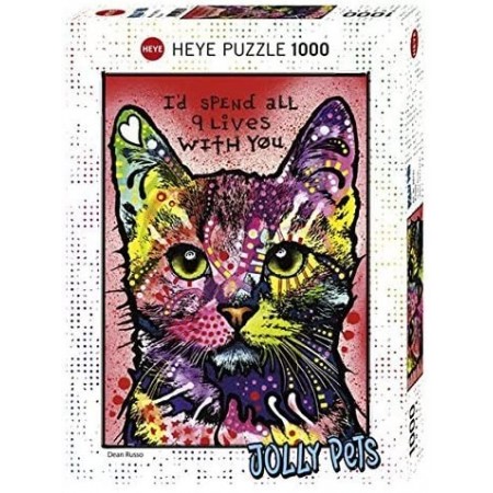 1000P CATS 9 LIVES HEYE