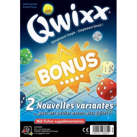 QWIXX BONUS (NOUVEAU BLOC...