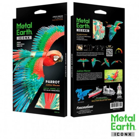 ICONX - PERROQUET- METAL EARTH