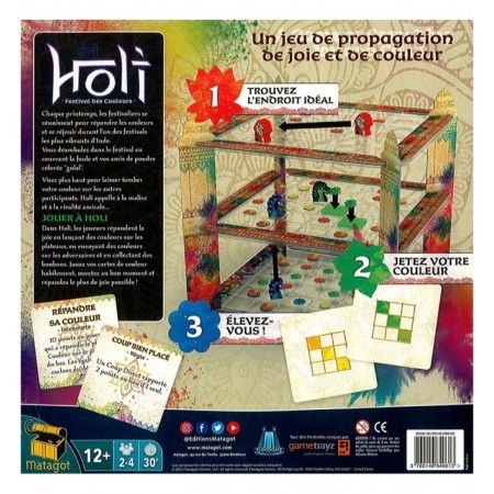 HOLI : FESTIVAL DES COULEURS