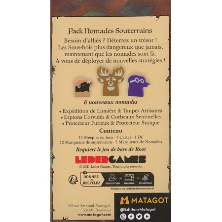 ROOT PACK NOMADES SOUTERRAINS