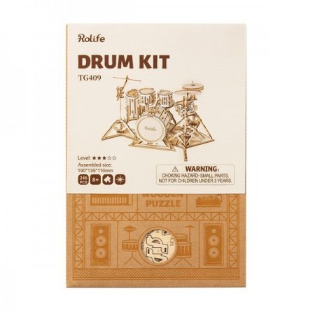 DRUM KIT - MAQUETTE BOIS