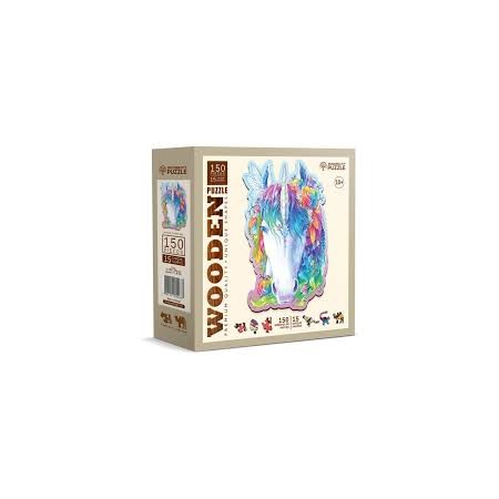 150P STYLISH UNICORN WOODEN...