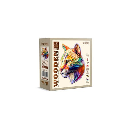 150P GAUDY COUGAR WOODEN...