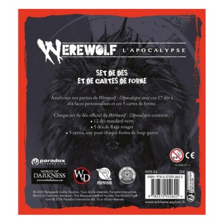 SET DE DES : WEREWOLF