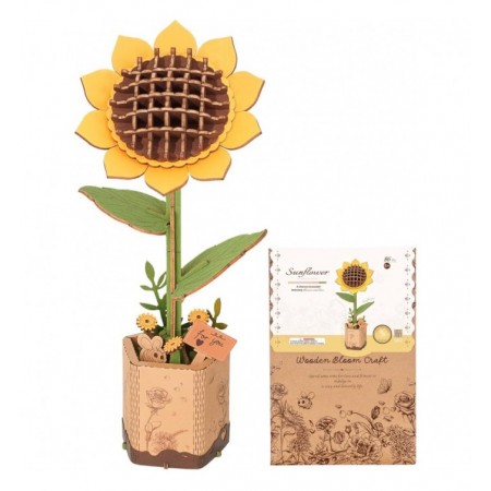 SUNFLOWER WOOD FLOWER