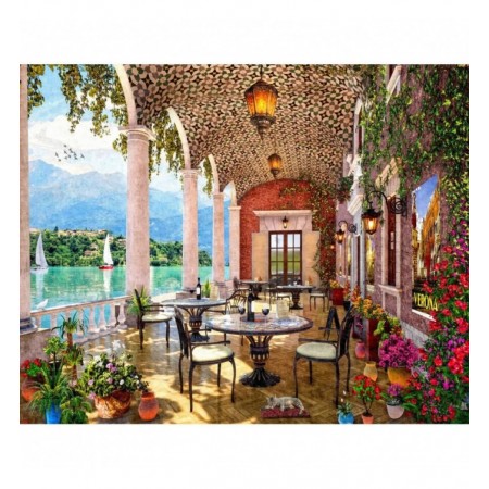 1000P TERRASSE EN BORD DE MER