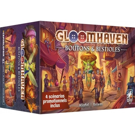GLOOMHAVEN : BOUTONS &...