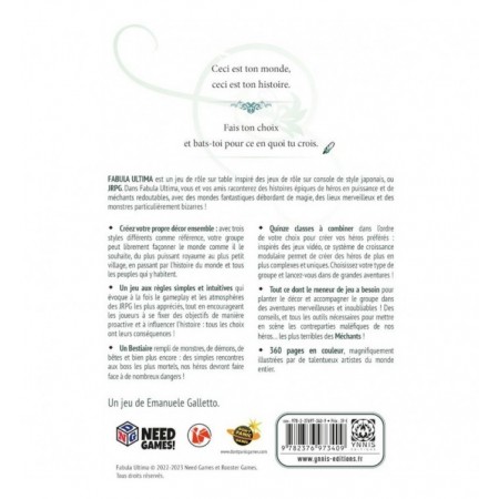 FABULA ULTIMA JDR – LIVRE...