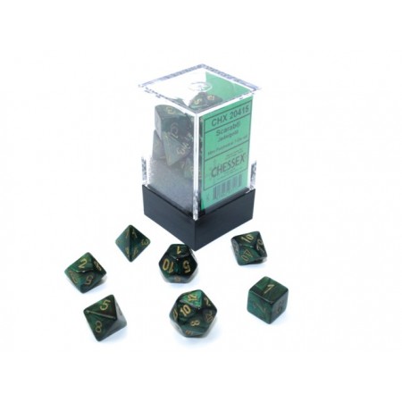 SCARAB MINI JADE/GOLD 7-DIE...