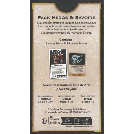 ARCS : PACK HEROS & SAVOIRS