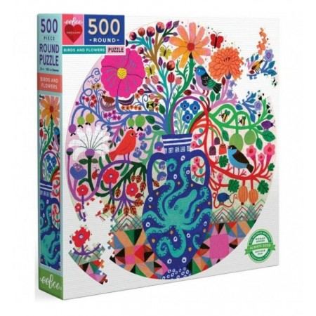 500P BIRDS AND FLOWERS - EEBOO
