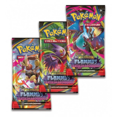 PACK 3 BOOSTERS FLAMMES...