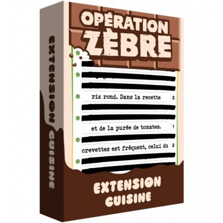 EXT CUISINE : OPÉRATION ZEBRE