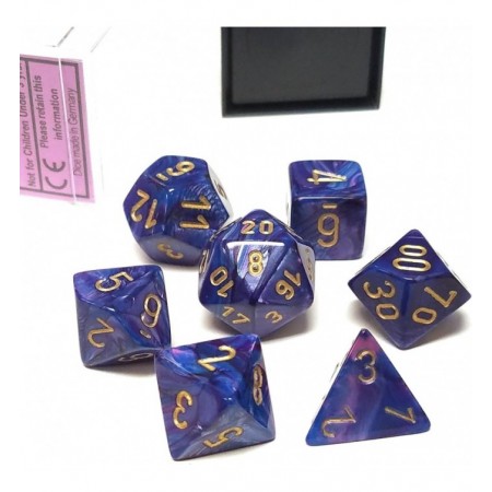 LUSTROUS PURPLE/GOLD 7-DIE...