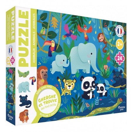 24P LES ANIMAUX - PUZZLE...