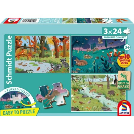 3X24P ANIMAUX DES BOIS ET...