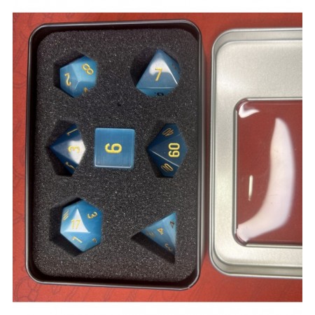 CAT'S EYES- BLEU -PIERRES...